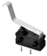 D2AW-A082D R, Sealed Ultra Subminiature Micro Switch D2AW, 100mA, 1NC, 0.9N, Simulated Roller Lever