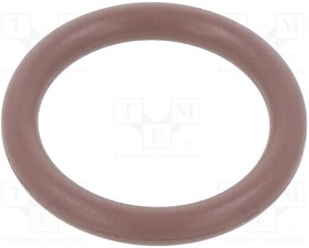 O-15X2.5-80-FPM-BR, Прокладка O-ring; FPM; D: 2,5мм; Oвнутр: 15мм; коричневый
