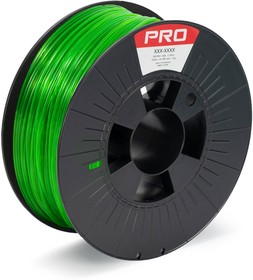 Фото 1/3 1.75mm Translucent Green PET-G 3D Printer Filament, 1kg