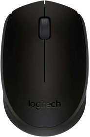 Фото 1/10 910-004424, Logitech Wireless Mouse M171 Black, Мышь