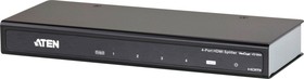 Фото 1/10 ATEN VS184A, Разветвитель, электрон., HDMI, 1  4Устройства, 20 метр.(24AWG)/15 метр.(28AWG), F, без шнуров, Б.П. 220  5.3V, (до 1920x1200 6