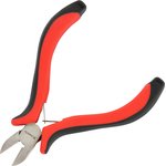 17814, Бокорезы Mini, 130 мм, никелированные, авторазжим, двухкомпонентные рукоятки