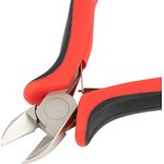 17814, Бокорезы Mini, 130 мм, никелированные, авторазжим, двухкомпонентные рукоятки