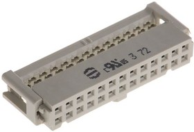 Фото 1/2 09185267803, 26-Way IDC Connector Socket for Cable Mount, 2-Row