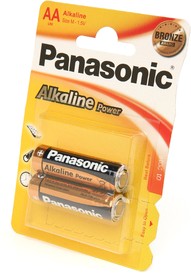 Panasonic Alkaline Power LR6APB/2BP RU LR6 BL2, Элемент питания