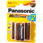 Panasonic Alkaline Power LR6APB/6BP 4+2F LR6 4+2 шт BL6, Элемент питания