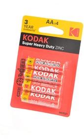 Kodak Super Heavy Duty ZINC R6 BL4, Элемент питания