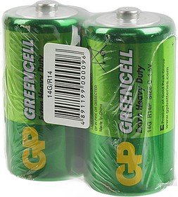 GP Greencell 14G/R14 SR2, Элемент питания