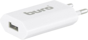 Фото 1/3 Сетевое зарядное устройство Buro TJ-164w, USB, 5Вт, 1A, белый