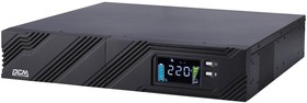 Фото 1/10 PowerCom Smart King Pro+ SPR-2000 LCD ИБП {Line-Interactive, 2000VA / 1600W, Rack/Tower, 8xC13 + 1xC19, Serial+USB, SmartSlot} (1152577)