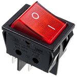 RS606B-201N012CR1B, замена R595BRBT2-G RED LED переключатель клавишный Rocker switch, ON-OFF, red l