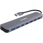 D-Link DUB-1370/B2A Концентратор с 7 портами USB 3.0 (1 порт с поддержкой режима ...