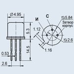 КП302АМ, Транзистор, N-канал [TO-18]