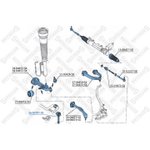 56-03107-SX, 56-03107-SX_тяга стабилизатора переднего правая!\ MB W220 all 98-05