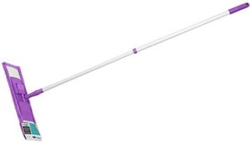 Швабра для пола с насадкой из микрофибры, фиолетовая 43-392010