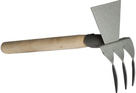 Комбинированный рыхлитель с деревянной ручкой Агростройлидер Р-2 САД-11.16