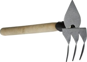 Комбинированный рыхлитель с деревянной ручкой Агростройлидер Р-1 САД-11.17
