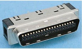 Фото 1/3 10180-6000EC, D-Sub Micro-D Connectors 80P PLUG SHIELDED IDC WIREMOUNT
