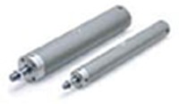 CDG1BN20-75Z, Pneumatic Piston Rod Cylinder - 20mm Bore, 75mm Stroke, CDG1 Series, Double Acting
