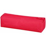 Пенал-тубус ПИФАГОР на молнии, ткань, красный, 20х5 см, 272256