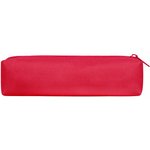 Пенал-тубус ПИФАГОР на молнии, ткань, красный, 20х5 см, 272256