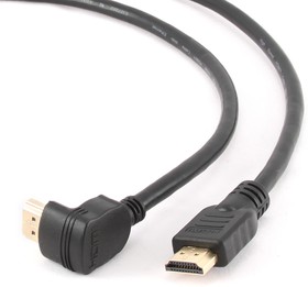 HDC3, Кабель HDMI (M) - HDMI (M), версия 1.4, поддержка Ethernet/3D, угловой разъем, 3м
