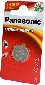 Panasonic Lithium Power CR-2012EL/1B CR2012 BL1, Элемент питания