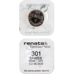 RENATA SR43SW 301 (0%Hg), Элемент питания