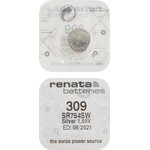 RENATA SR754SW 309 (0%Hg), упак. 10 шт, Элемент питания