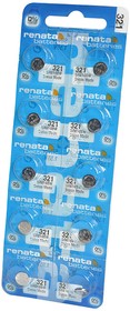 RENATA SR616SW 321 (0%Hg) BL10, Элемент питания