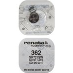 RENATA SR721SW 362 (0%Hg), упак. 10 шт, Элемент питания