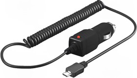 CAR-542, Автомобильное зарядное устройство: вилка micro USB: 5В/1x1А