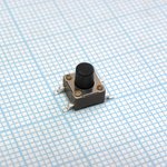 5-1437565-0, Switch Tactile OFF (ON) SPST Round Button Gull Wing 0.05A 24VDC ...