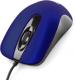 Фото 1/7 Мышь компьютерная Gembird MOP-400-B, USB, синий, 3кн, 1000DPI, 1.45м