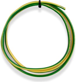 Электрический провод ПУГВ 1x0.75 мм2 зелено-желтый, 1м OZ250858L1