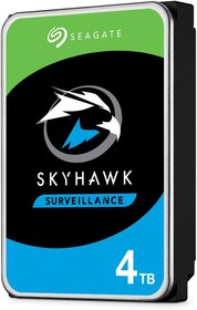 Фото 1/10 Жесткий диск Seagate SkyHawk Surveillance ST4000VX016 4TB 3.5" SATA 6Gb/s, 5400rpm, 256MB, 24x7, CMR, Air, Bulk
