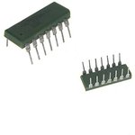 Резисторная сборка 75 Ом, размер DIP19,5x6,6x4,7, контакты 16P, Б20М-4-4