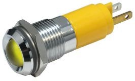19350233, LED Indicator, Yellow, 8mcd, 230V, 14mm, IP67
