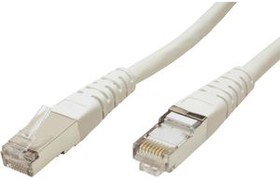 21.15.0831, Patch Cable, RJ45 Plug - RJ45 Plug, CAT6, S/FTP, 1m, Grey