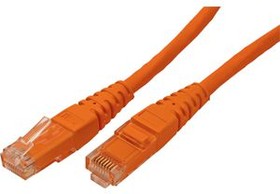 21.15.1577, Patch Cable, RJ45 Plug - RJ45 Plug, CAT6, U/UTP, 7m, Orange