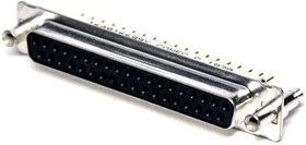 164A16699X, D-Sub Standard Connectors 37P DSUB SOCKET STRT THRU-HOLE