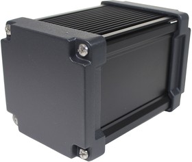 AWN9-9-13EBB, AWN Black Aluminium Heat Sink Case, 125 x 86.3 x 86.3mm