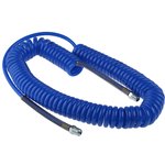 6m, Polyurethane Recoil Hose, with BSPT 1/4" Male connector