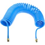 4m, Polyurethane Recoil Hose, with BSP 1/4" Male connector