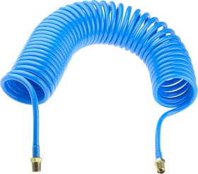 Фото 1/3 4m, Polyurethane Recoil Hose, with BSP 1/4" Male connector