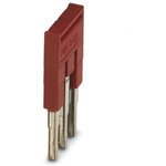 3030129, Plug-in bridge - pitch: 4.2 mm - number of positions: 3 - color: red