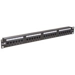 PP24-1UC6U-D05, Патч-панель 1 юнит категория 6 UTP 24 порта (Dual)