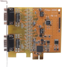 VScom 200Ei PCIex, 2-портовая плата RS-232/422/485 на шину PCI Express