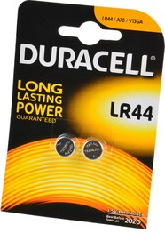 Фото 1/2 DURACELL LR44 BL2, Элемент питания