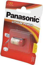 Фото 1/4 Panasonic Lithium Power CR-2L/1BP CR2 BL1, Элемент питания